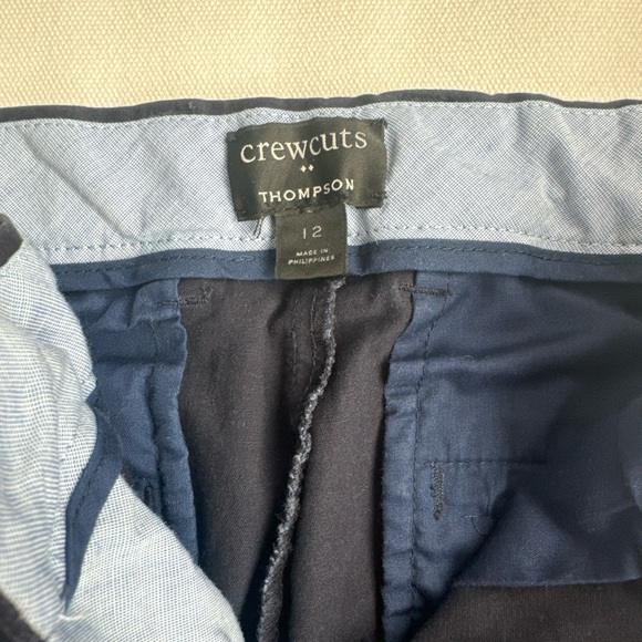 J. Crew Boys' Thompson Navy Suit Jacket and Pants in Flex Chino - Sz 12 - Picture 5 of 5